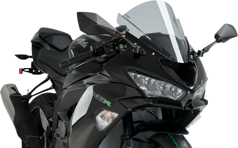 Race Windscreen - 13-3/4" - Smoke - ZX-6R