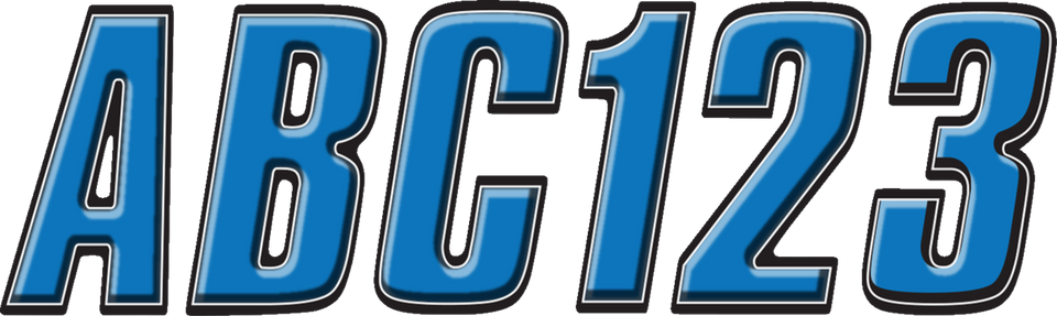 I.D. Sticker Kit - 800 Series - Blue - Lutzka's Garage