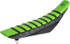 Pro Rib Seat Cover - Green/Black - KX 125/250 03-08 - Lutzka's Garage
