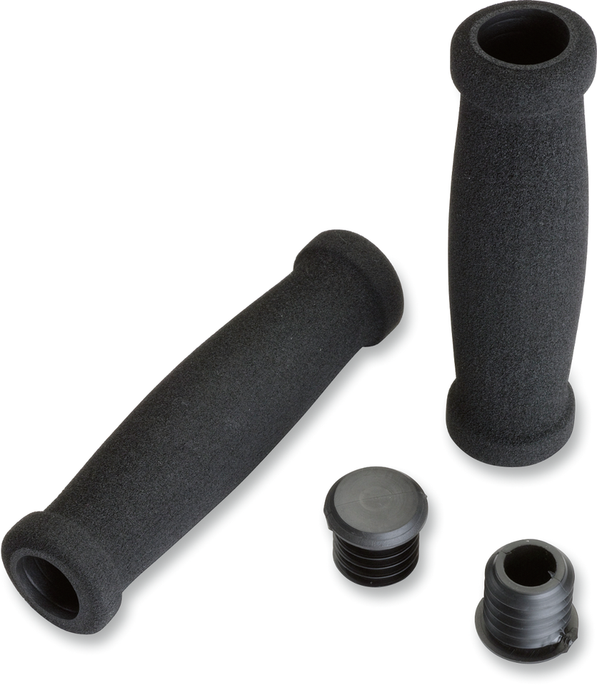 Grips - Foam - ATV - Black - Lutzka's Garage