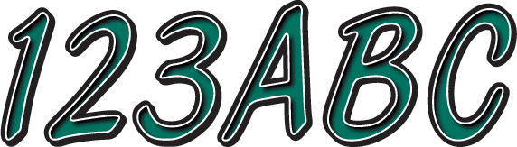 I.D. Sticker Kit - 400 Series - Green - Lutzka's Garage