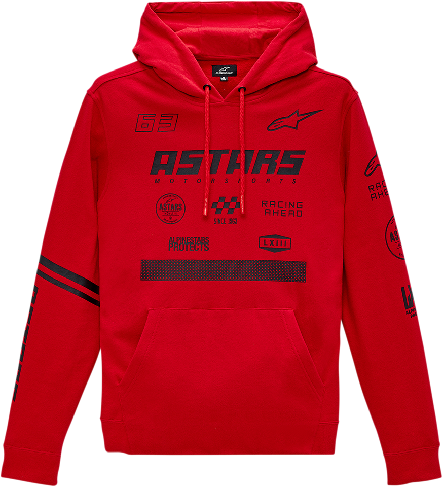Multi Race Hoodie - Red - XL - Lutzka's Garage
