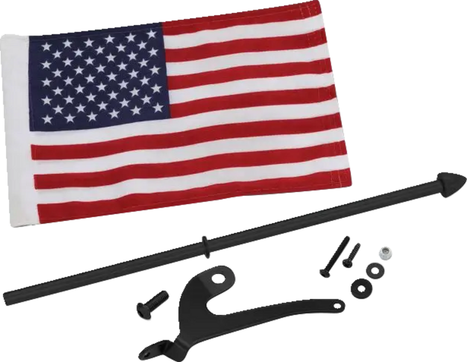 Flag Pole - Left - Black - Can-Am RT/F3 - Lutzka's Garage