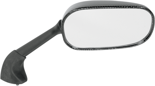 Mirror - Side View - Black/Carbon Fiber - Rectangle - Right - Yamaha