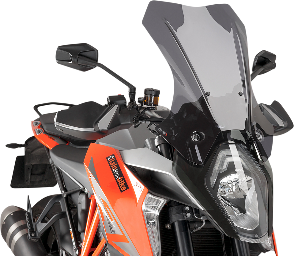 New Generation Windscreen - 22-5/8" - Dark Smoke - KTM 1290 - Lutzka's Garage