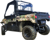 Soft Upper Doors - Rear Windshield - Black - Mule Pro-MX - Lutzka's Garage