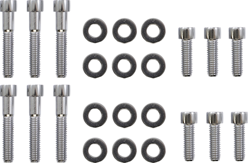 Bolt Kit - Rocker Box - Socket-Head - Chrome - Twin Cam - Lutzka's Garage