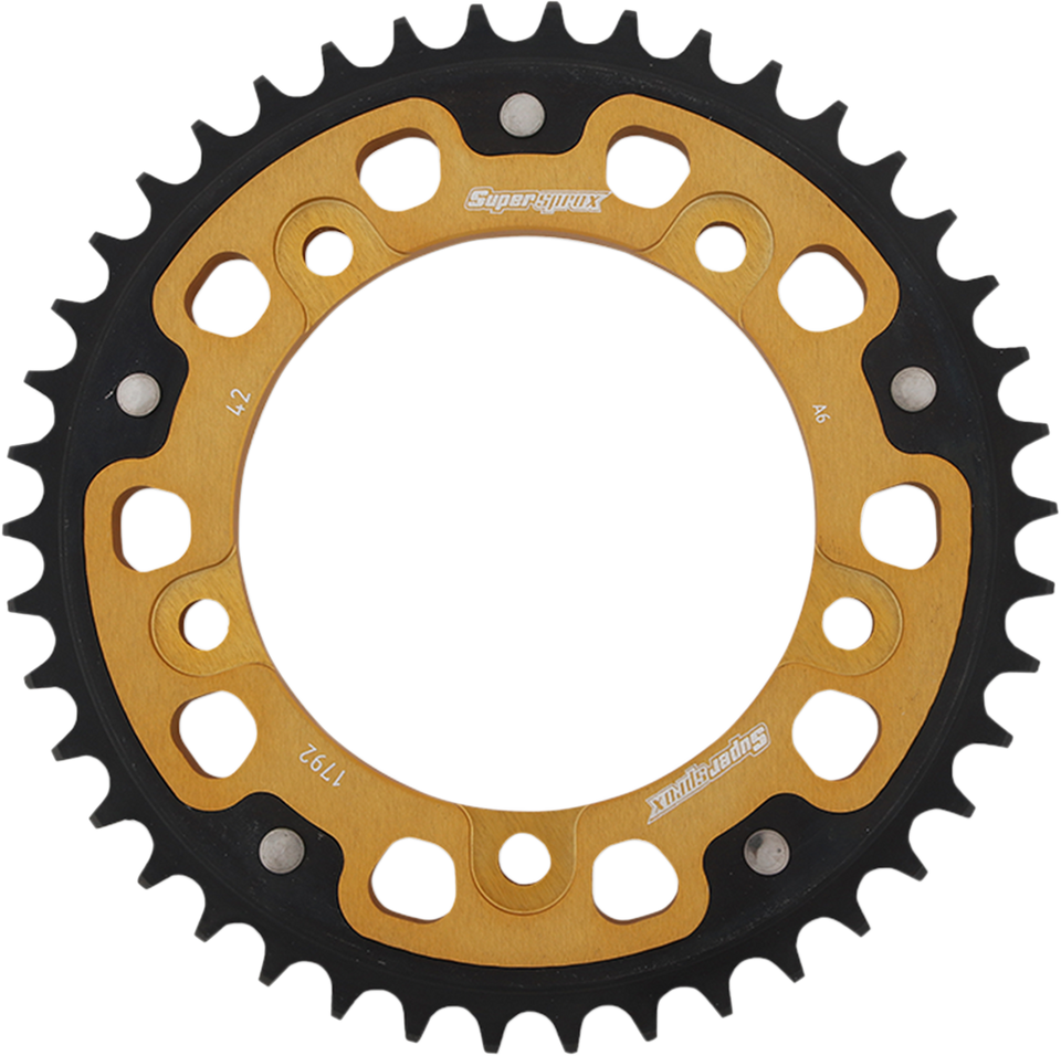 Stealth Rear Sprocket - 42 Tooth - Gold - Suzuki/Triumph - Lutzka's Garage