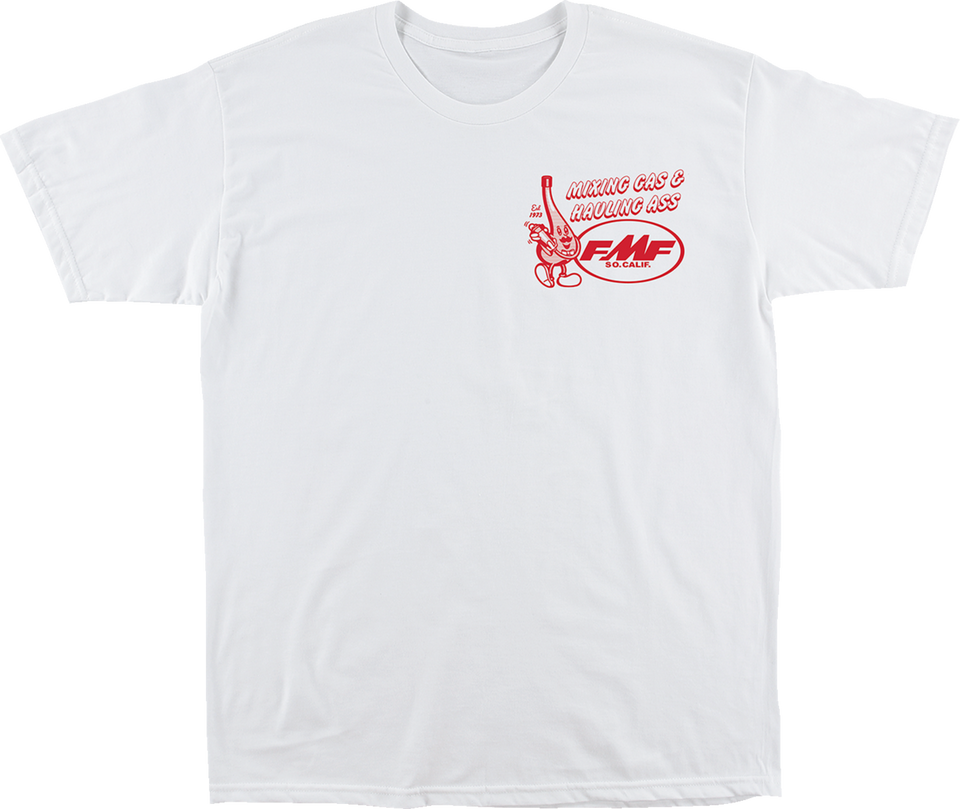 Top Shelf T-Shirt - White - Small - Lutzka's Garage