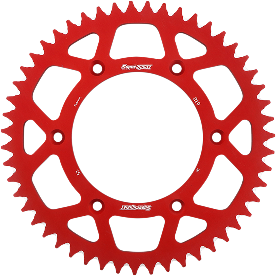 Rear Sprocket - Red - Honda - 51 Tooth - Lutzka's Garage