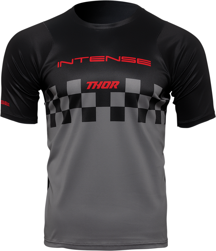 Intense Chex Jersey - Black/Gray - XS - Lutzka's Garage