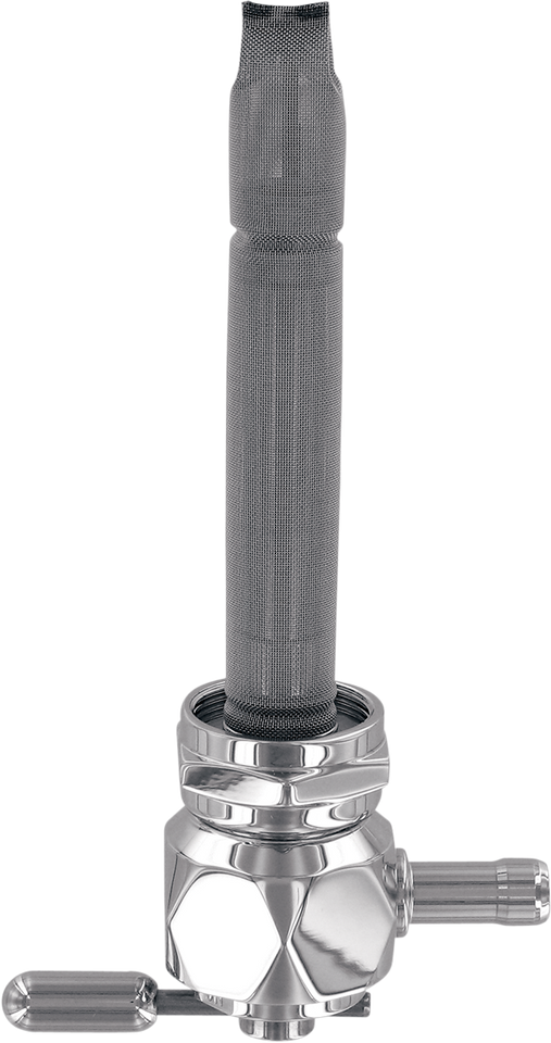 Hex Fuel Valve - Diamond Chrome - 22 mm