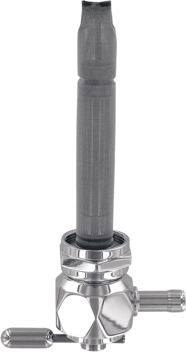 Hex Fuel Valve - Diamond Chrome - 22 mm
