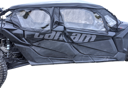Soft Upper Doors - Black - Can-Am - Maverick X3 Max - Lutzka's Garage