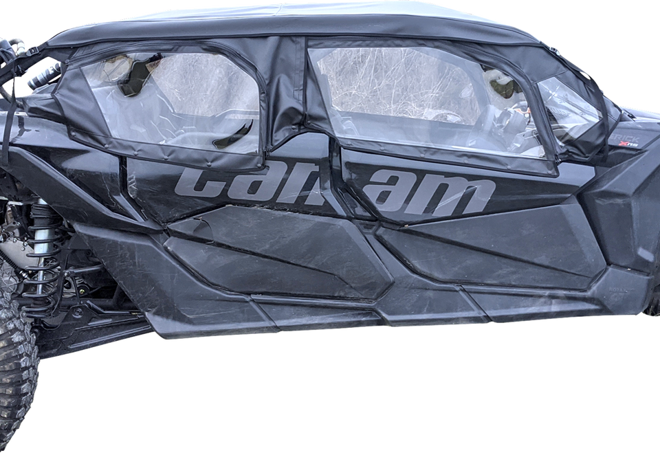 Soft Upper Doors - Black - Can-Am - Maverick X3 Max - Lutzka's Garage