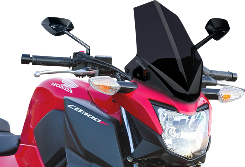 New Generation Windscreen - 11-5/8" - Dark Smoke - CB300F - Lutzka's Garage