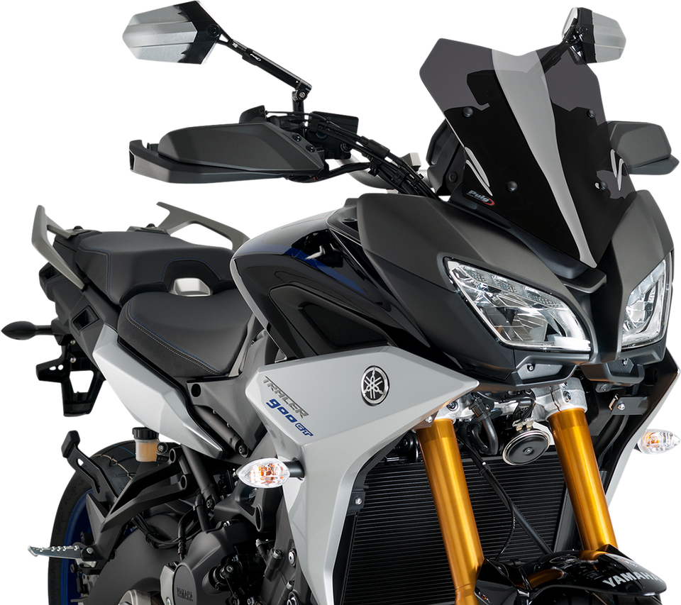 Race Windscreen - 14-3/4" - Dark Smoke - Yamaha - Lutzka's Garage