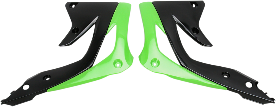 Radiator Covers - Black/Green - Lutzka's Garage