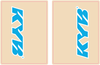Upper Fork Decal - KYB - Blue/White - Lutzka's Garage