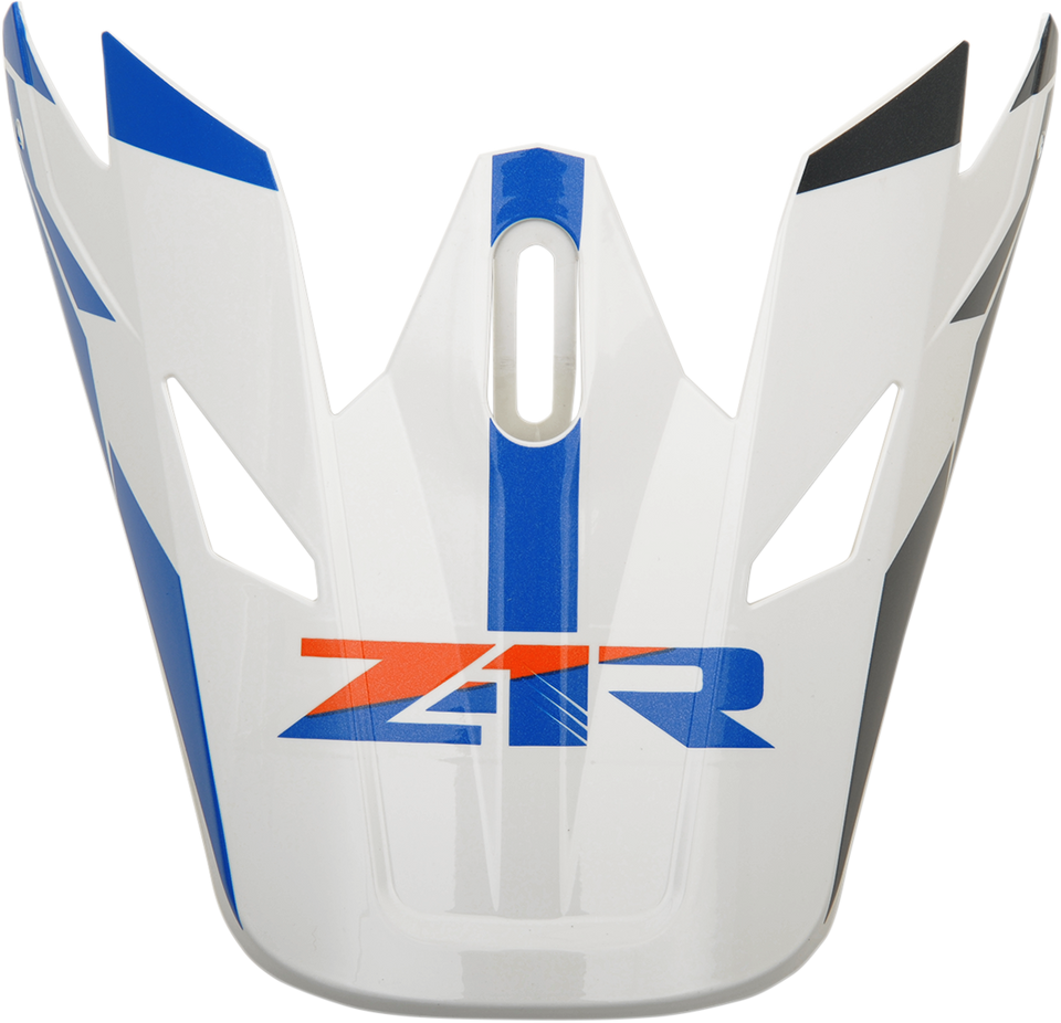 Rise Visor Kit - Orange/Blue - Lutzka's Garage