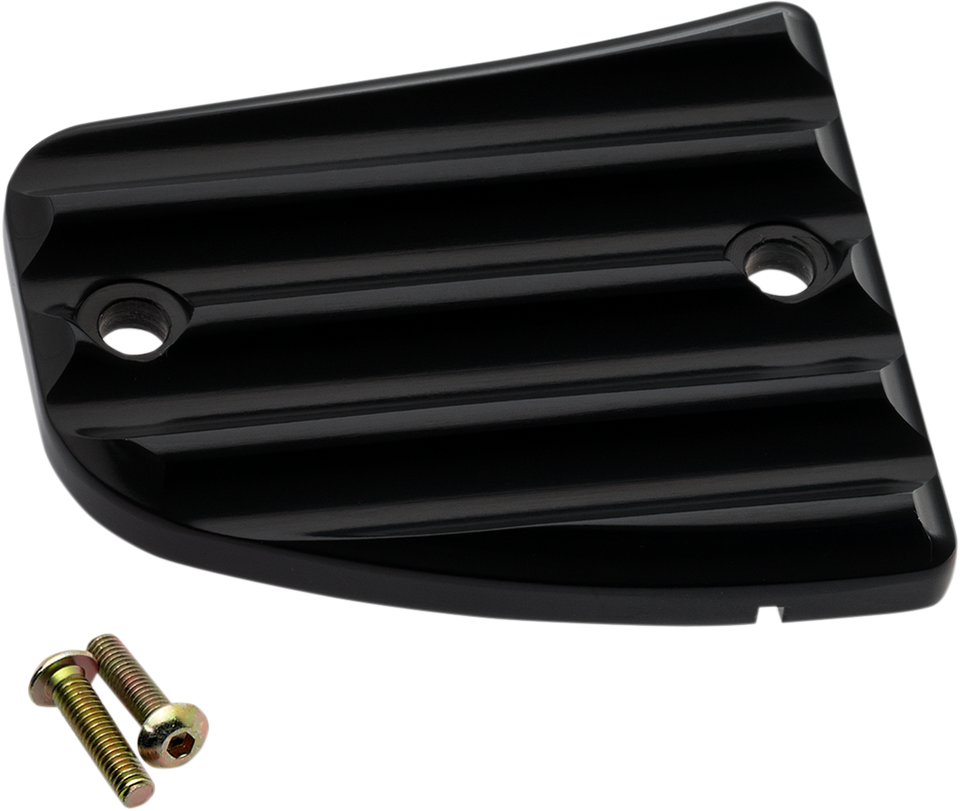 Master Cylinder Cover - Finned - Black - Lutzka's Garage