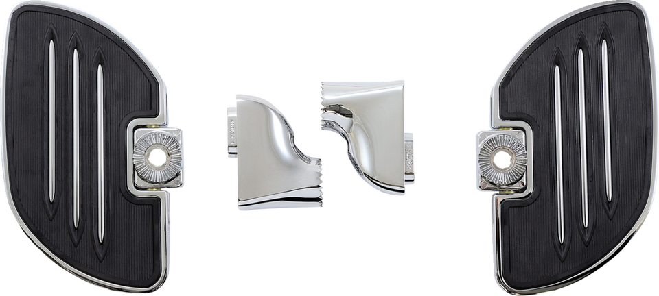 Passenger Floorboards - Black - Spyder RT - Lutzka's Garage