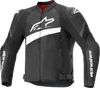 T-GP Plus R v4 Airflow Jacket - Black/White - Small - Lutzka's Garage