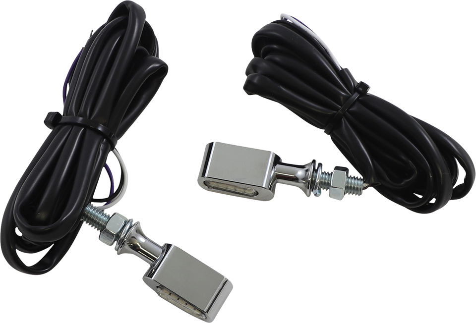 Marker Light - Clear/Amber - Chrome - Lutzka's Garage