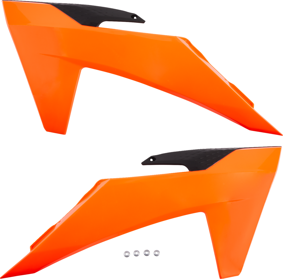 Radiator Covers - Fluorescent Orange