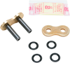 530 ZVMX - Gold - Rivet Connecting Link - Lutzka's Garage