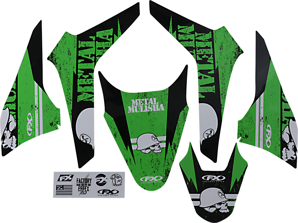 Metal Mulisha Graphic Kit - Kawasaki