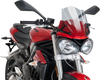 New Generation Windscreen - 12-1/4" - Light Smoke - Street Triple 765 - Lutzka's Garage