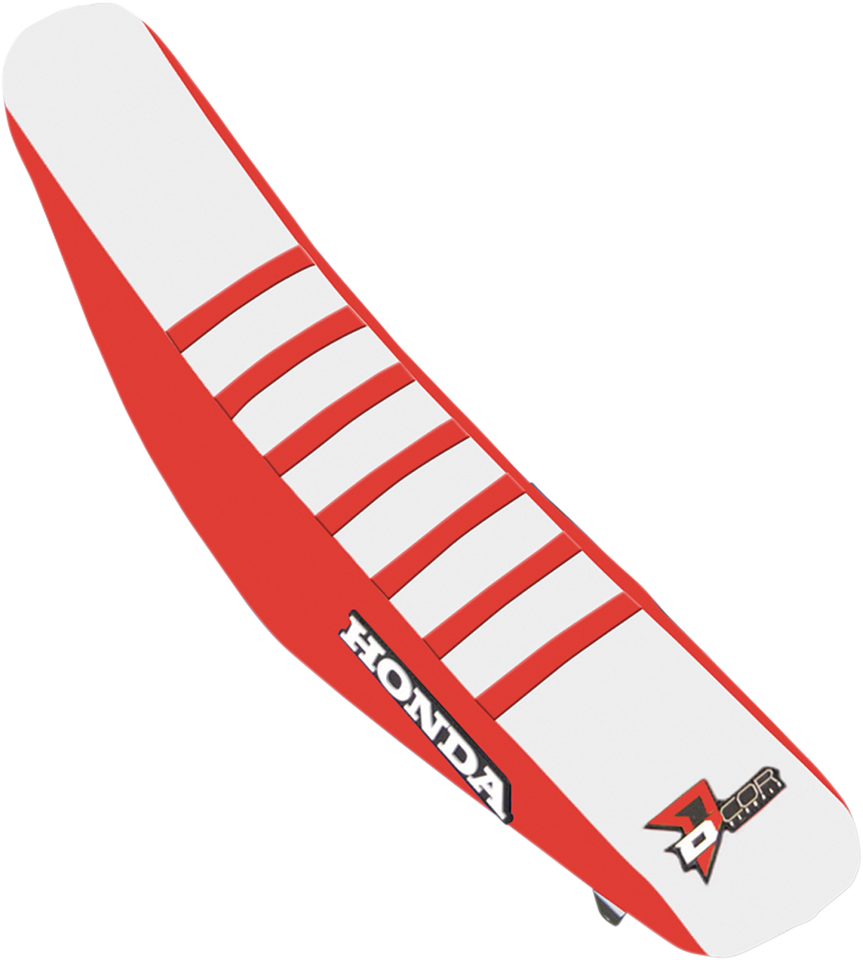 Seat Cover - Red/White - CRF 17-21 - Lutzka's Garage