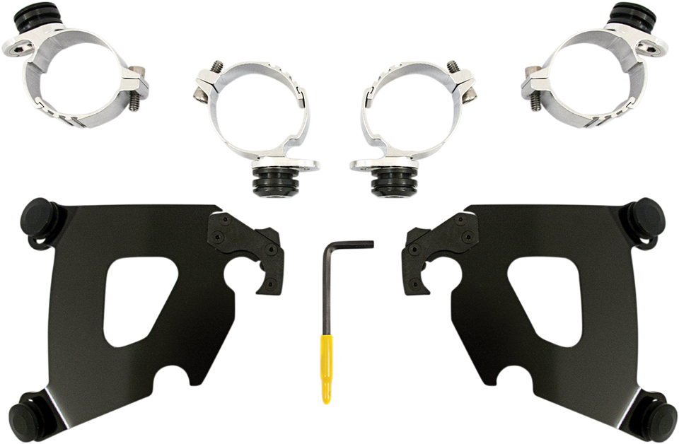 Cafe Mounting Kit - Black - FXD - Lutzka's Garage