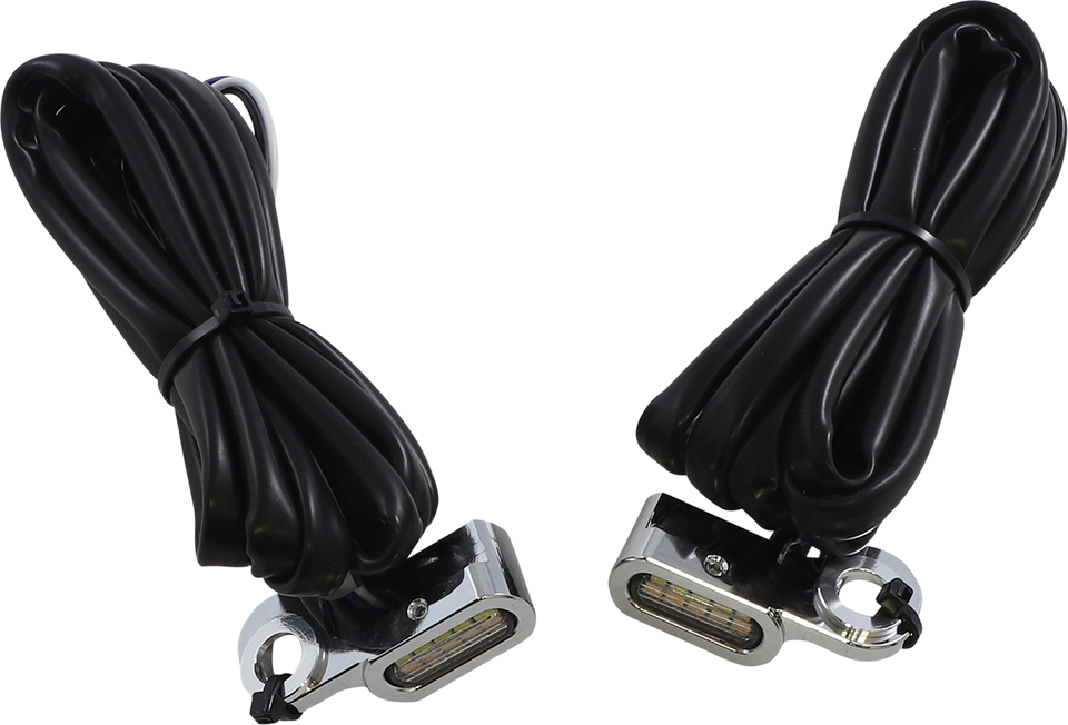 Marker Lights - White/Amber - Chrome - Lutzka's Garage