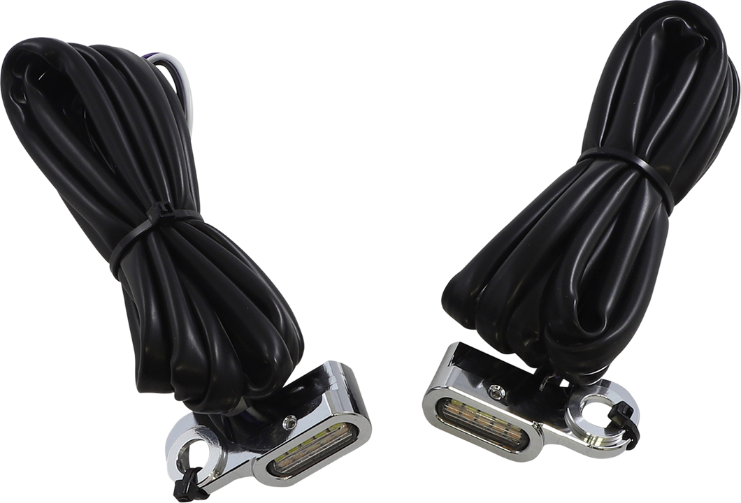 Marker Lights - White/Amber - Chrome - Lutzka's Garage