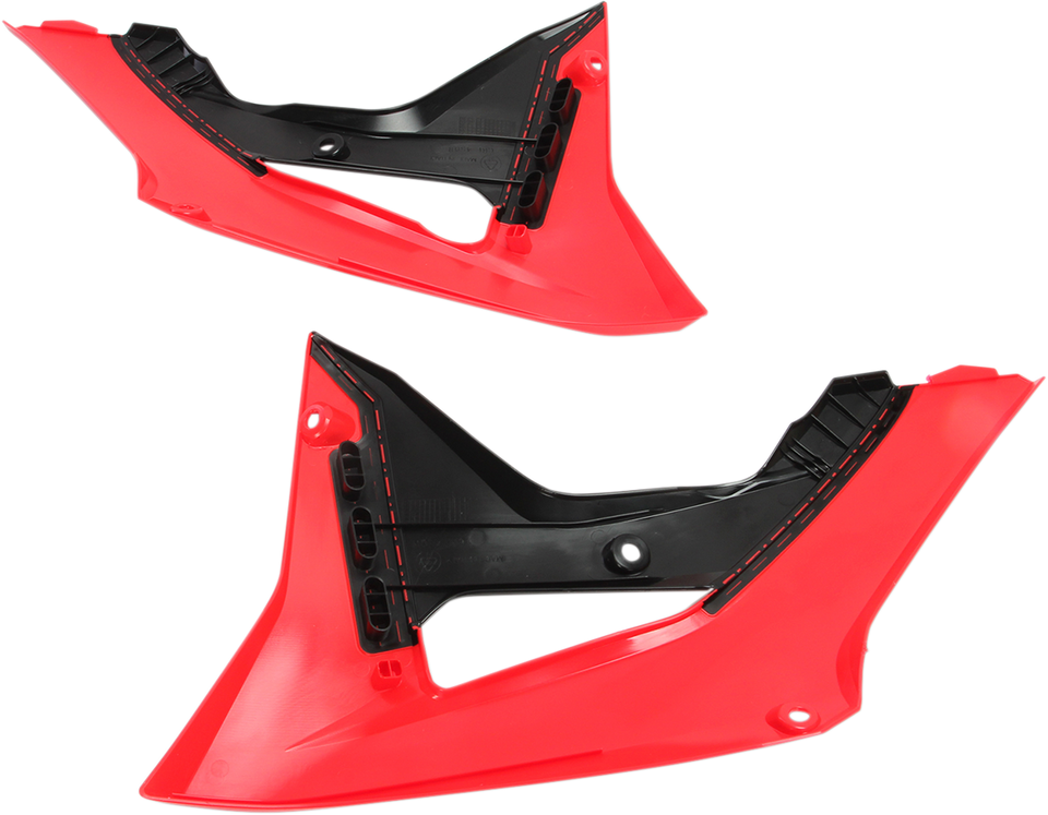 Radiator Covers - Black/Red - Lutzka's Garage