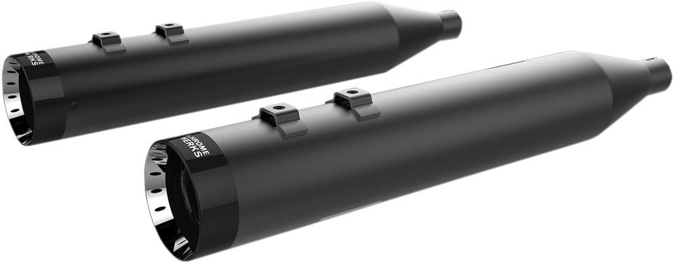 Mufflers - Black with Turbine Tip