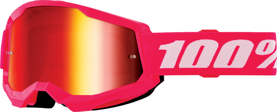 Strata 2 Junior Goggle - Pink - Red Mirror - Lutzka's Garage