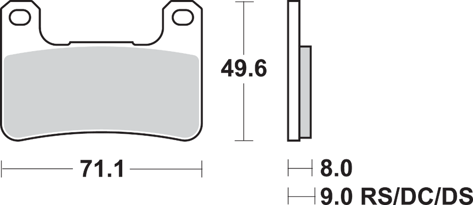 HS Brake Pads - Kawasaki/Suzuki - 806HS