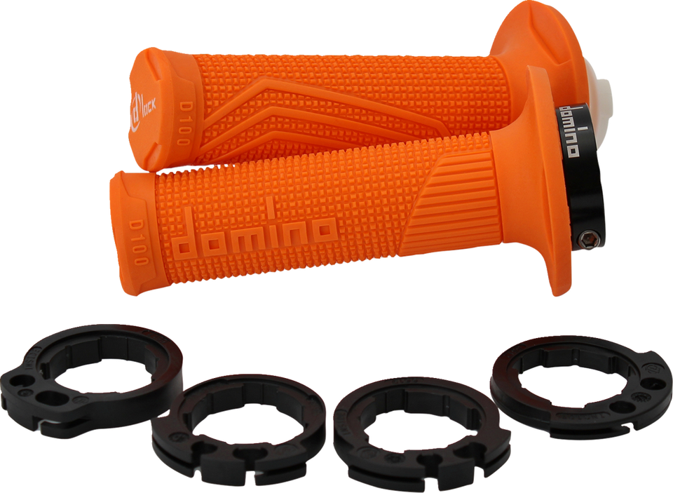 Grips - D100 - D-Lock - Orange - Lutzka's Garage