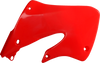 Radiator Cover - OEM Fluorescent Red - CR 125R/250R
