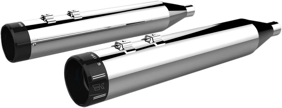 Mufflers - Chrome with Klassic Tip