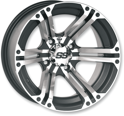 Wheel - SS212 Alloy - Front/Rear - Machined - 12x7 - 4/137 - 5+2