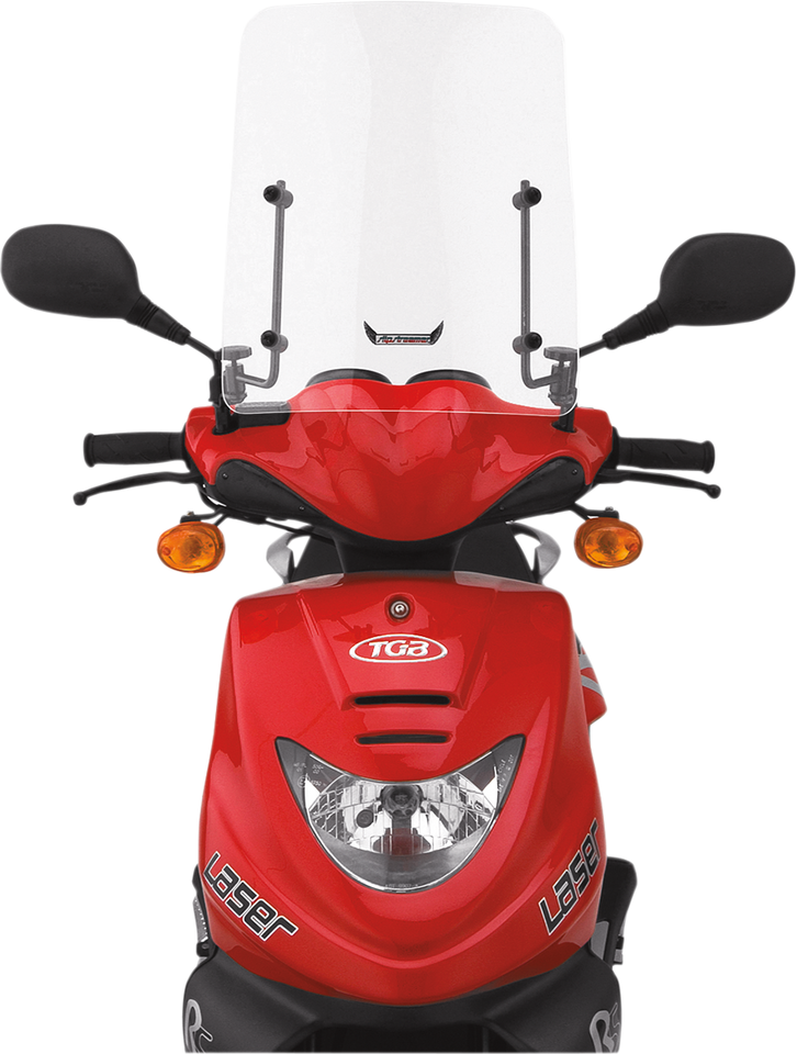 Scoot Windshield - 30 - Lutzka's Garage