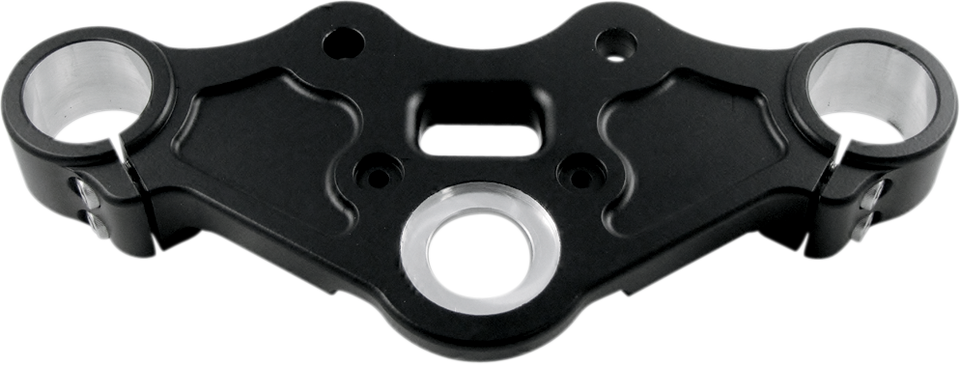 Blackline Top Triple Tree - 41 mm - Flat Black - 11-13 FXS - Lutzka's Garage