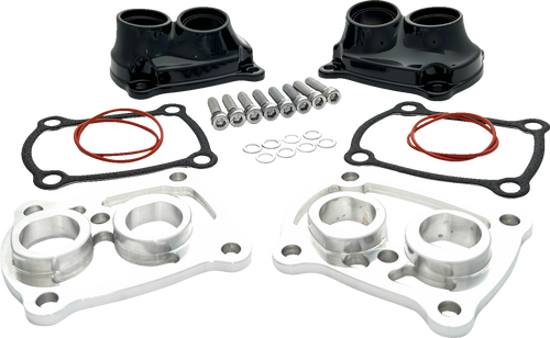 Tappet Cover - Tap-It-Right Kit - Gloss Black/Raw - M8