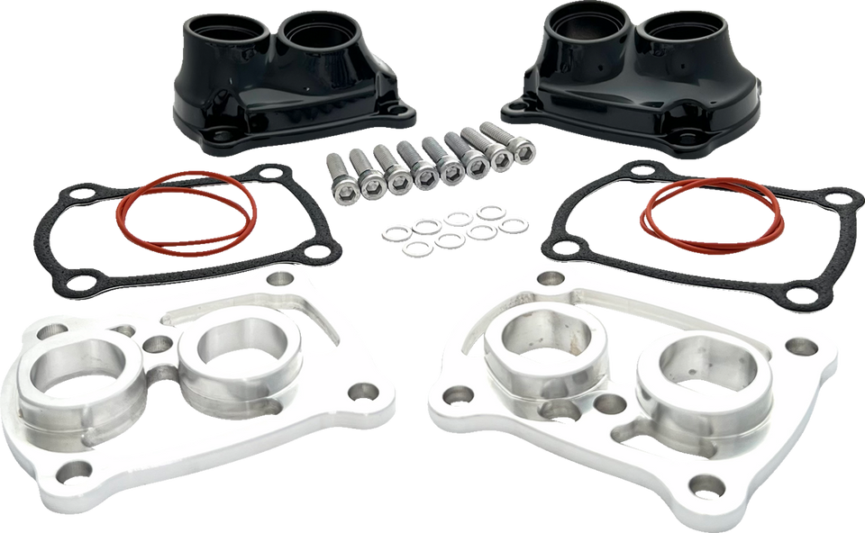 Tappet Cover - Tap-It-Right Kit - Gloss Black/Raw - M8