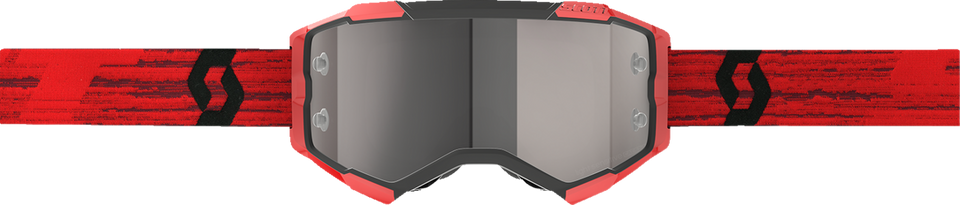 Fury Goggle - Dark Red - Silver Works - Lutzka's Garage