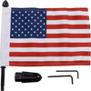 Flag Mount - Pinnacle Luggage Rack - 9" Pole - 6" X 9" Flag